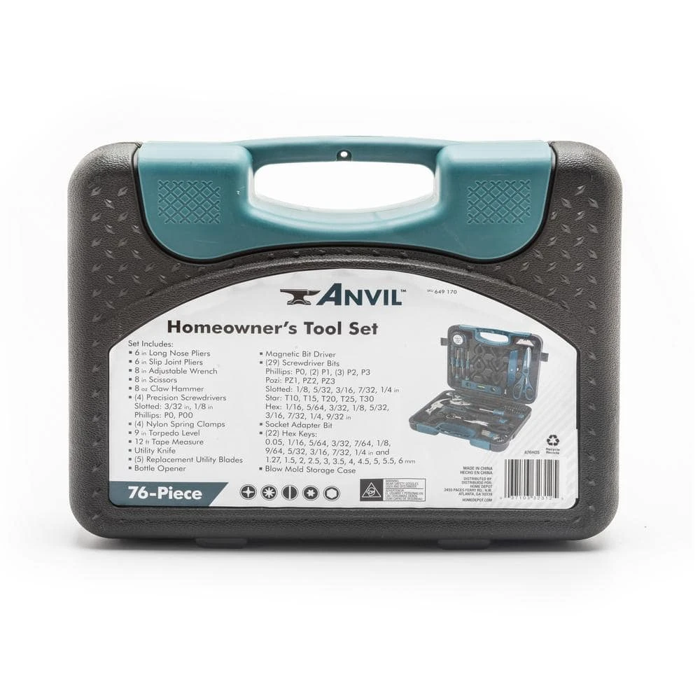 Anvil Home Tool Kit (76-Piece) - Image 3