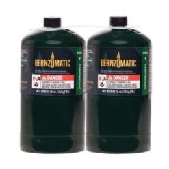 Bernzomatic 1 lb. Camping Gas Cylinders (2-Pack)