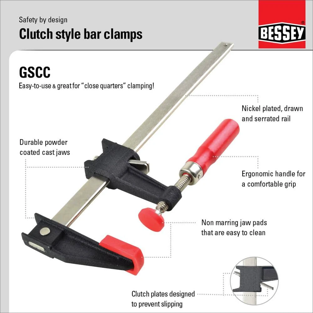 BESSEY Clutch Clamp Set (4-Piece) - Image 9