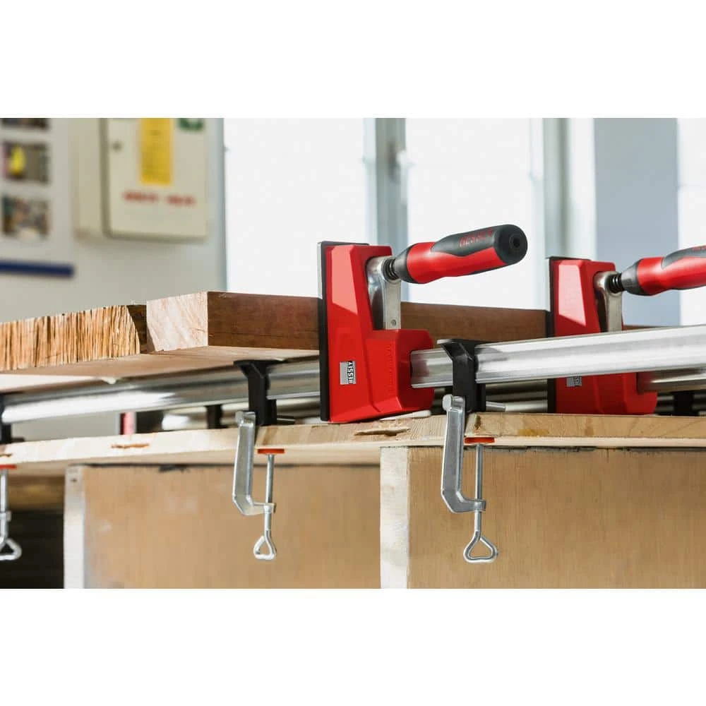 BESSEY K-Body REVOlution (KRE) 50 in. Capacity Parallel Clamp with Composite Plastic Handle and 3-3/4 in. Throat Depth - Image 7
