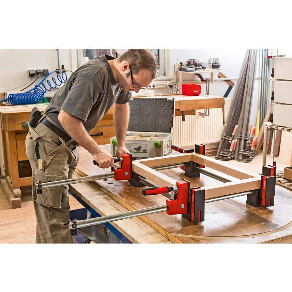 BESSEY K-Body REVOlution (KRE) 50 in. Capacity Parallel Clamp with Composite Plastic Handle and 3-3/4 in. Throat Depth - Image 8