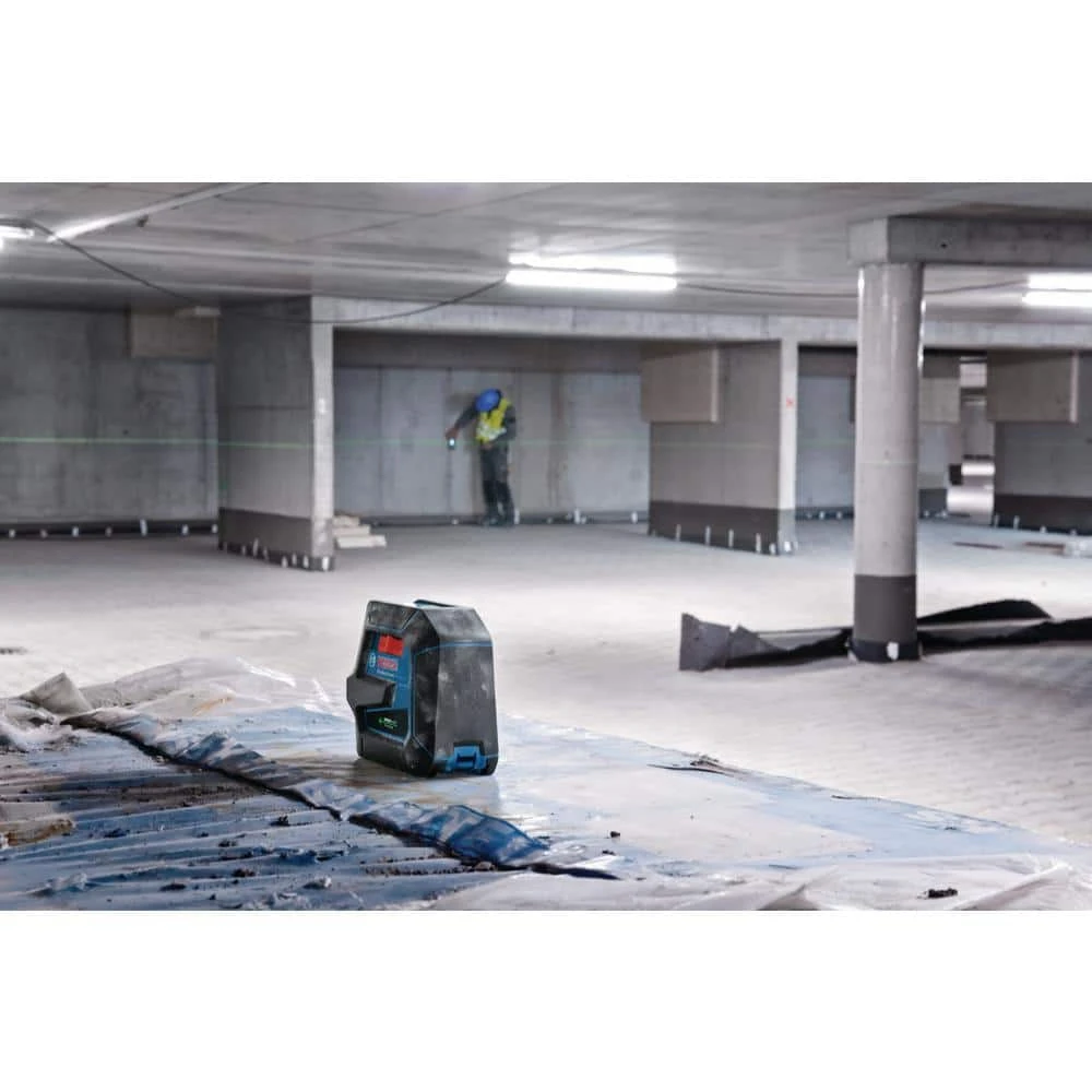 Bosch 100 ft. Green Combination Laser Level Self Leveling with VisiMax Technology, Fine Adjustment Mount & Hard Carrying Case - Image 15