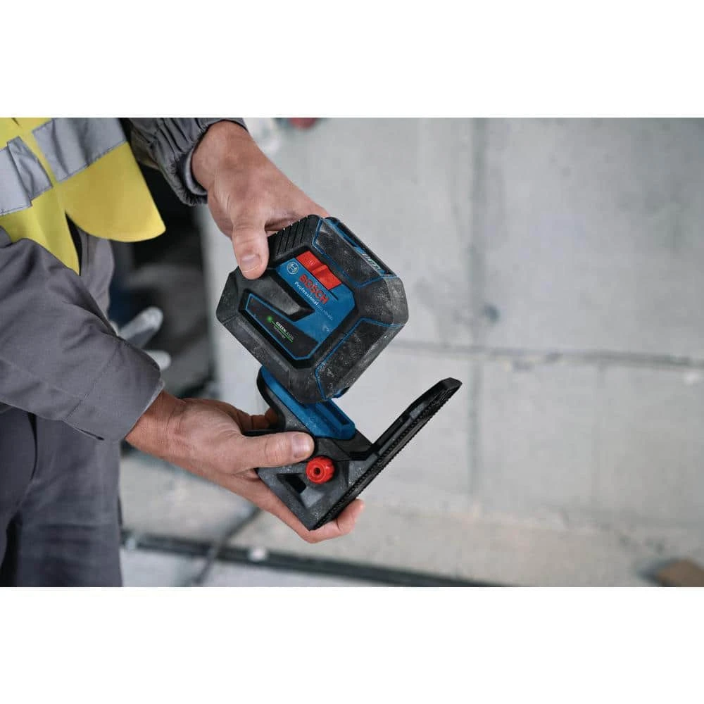 Bosch 100 ft. Green Combination Laser Level Self Leveling with VisiMax Technology, Fine Adjustment Mount & Hard Carrying Case - Image 14