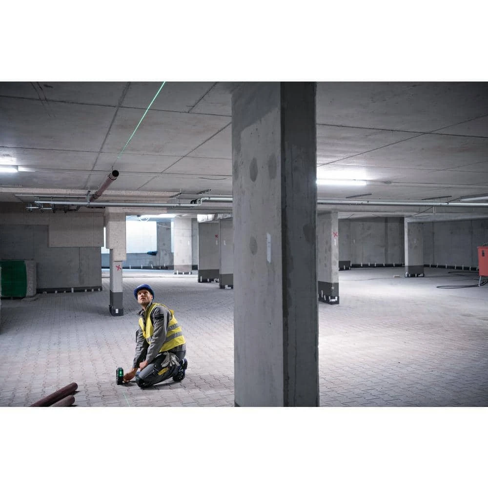 Bosch 100 ft. Green Combination Laser Level Self Leveling with VisiMax Technology, Fine Adjustment Mount & Hard Carrying Case - Image 12
