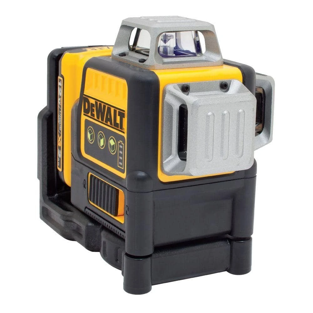 DEWALT 12-Volt MAX Lithium-Ion 100 ft. Green Self-Leveling 3-Beam 360 Degree Laser Level with 2.0Ah Battery, Charger & Case - Image 9