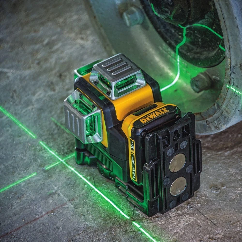 DEWALT 12-Volt MAX Lithium-Ion 100 ft. Green Self-Leveling 3-Beam 360 Degree Laser Level with 2.0Ah Battery, Charger & Case - Image 14