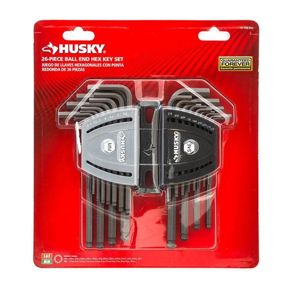Husky SAE/Metric Ball End Hex Key Set (26-Piece) - Image 2