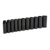 Husky 1/2 in. Drive Impact Socket Set, SAE in Blow Molded Case (11-Piece)