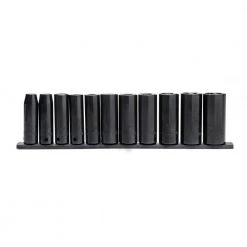 Husky 1/2 in. Drive Deep SAE Impact Socket Set (11-Piece)
