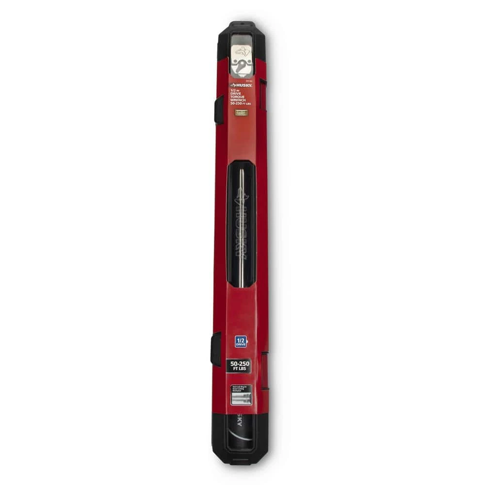 Husky 50 ft. /lbs. to 250 ft. /lbs. 1/2 in. Drive Torque Wrench - Image 8