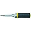 Klein Tools Ratcheting Multi-Bit Screwdriver/Nut Driver- Cushion Grip Handle