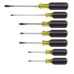 Klein Tools 7-Piece Assorted Screwdriver Set with Cushion Grip Handles