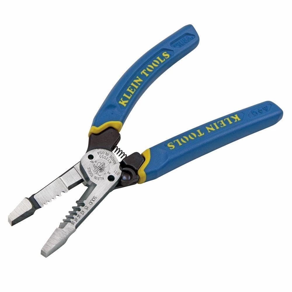 Klein Tools 8 in. Heavy Duty Wire Stripper for 12-20 AWG Stranded and 10-18 AWD Solid Wire - Image 3