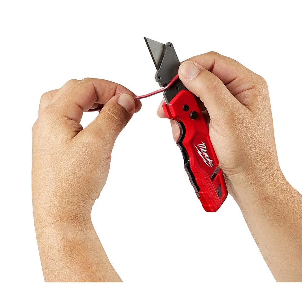 Milwaukee FASTBACK Folding Utility Knife with Blade Storage and General Purpose Blade - Image 9