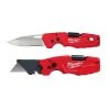 Milwaukee FASTBACK 5- In-1 Folding Knife with 3 in. Blade and FASTBACK 6-in-1 Folding Utility Knife (2-Piece)