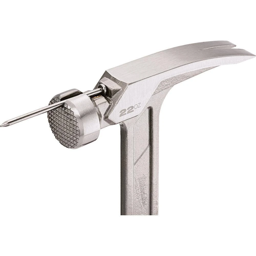 Milwaukee 22 oz. Milled Face Framing Hammer with Demo Screwdriver Drivers with Steel Caps (3-Piece) - Image 6