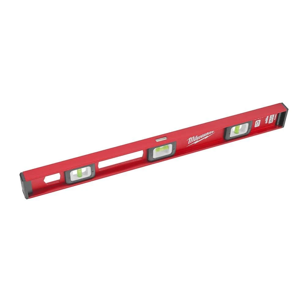 Milwaukee 24 in. Magnetic I-Beam Level with 7 in. Billet Torpedo Level - Image 5