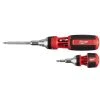 Milwaukee 9-in-1 Square Drive Ratcheting Multi-Bit Screwdriver with 8-in-1 Compact Ratcheting Multi-Bit Screwdriver