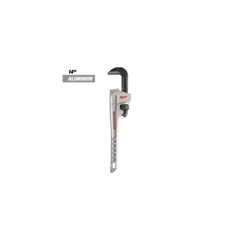 Milwaukee 14 in. and 12 in. Aluminum Pipe Wrench Set (2-Piece) - Image 7