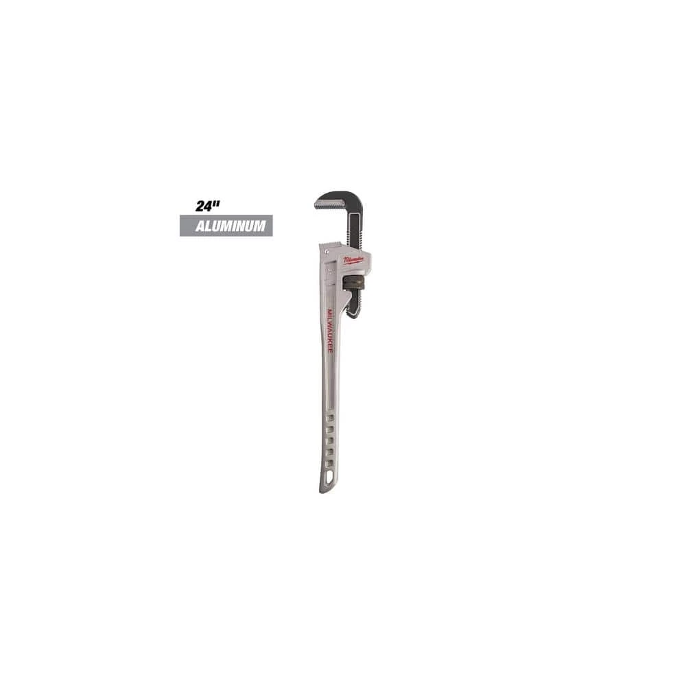 Milwaukee 18 in. and 24 in. Aluminum Pipe Wrench Set (2-Tool) - Image 6