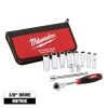 Milwaukee 3/8 in. Drive Metric Socket Set (12-Piece)