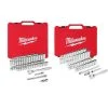 Milwaukee 3/8 in. and 1/4 in. Drive SAE/Metric Ratchet and Socket Mechanics Tool Set (106-Piece)