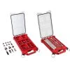 Milwaukee 3/8 in. Drive SAE Ratchet and Socket Mechanics Tool Set and SHOCKWAVE Driver Bit Set with PACKOUT Cases (128-Piece)