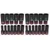 Milwaukee SHOCKWAVE 1/2 in. Drive SAE Deep Well Impact Socket Set (24-Piece)