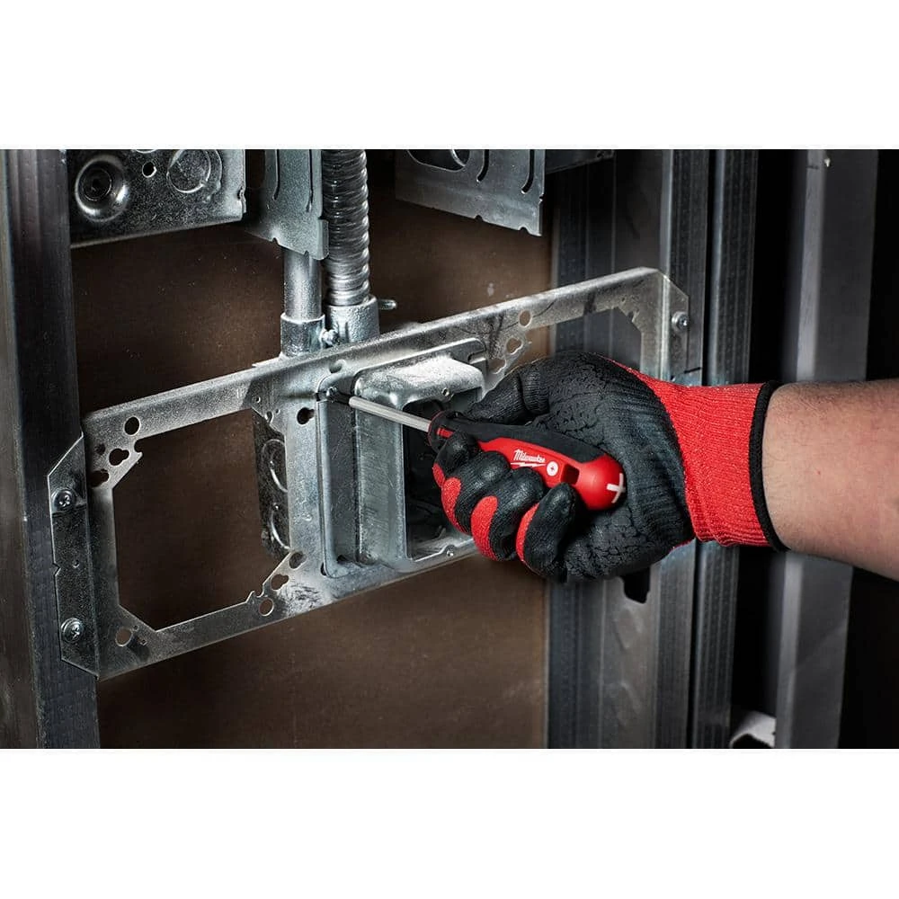 Milwaukee 144-Position Flex-Head Ratcheting Combination Wrench Set Metric with Screwdriver Set (25-Piece) - Image 11