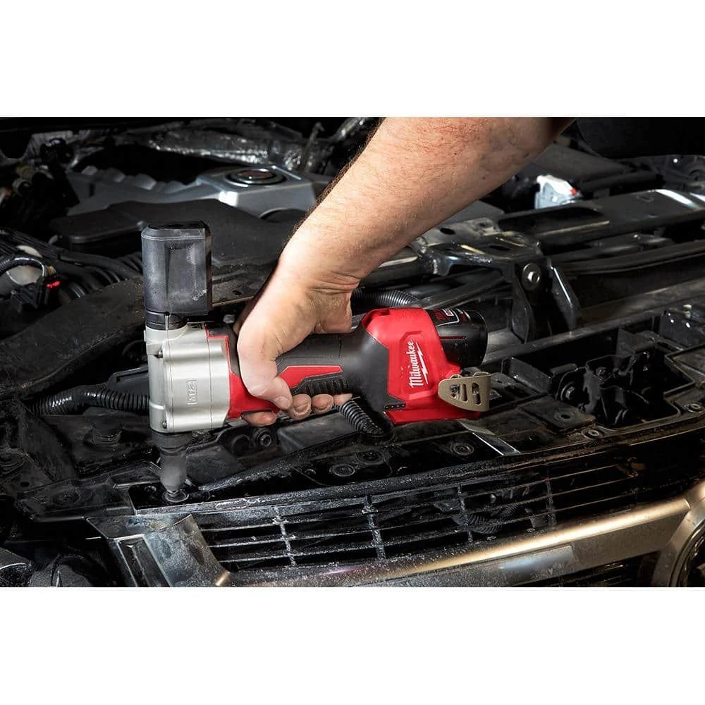 Milwaukee M12 12-Volt Lithium-Ion Cordless Rivet Tool with M12 2.0Ah Battery - Image 11