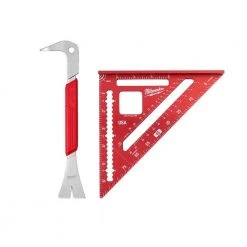 Milwaukee 10 in. Molding Puller Pry Bar with 7 in. Rafter Square