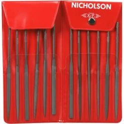 Nicholson 5-1/2 in. X.F Swiss Pattern Needle File Assortment Set - Cut 0