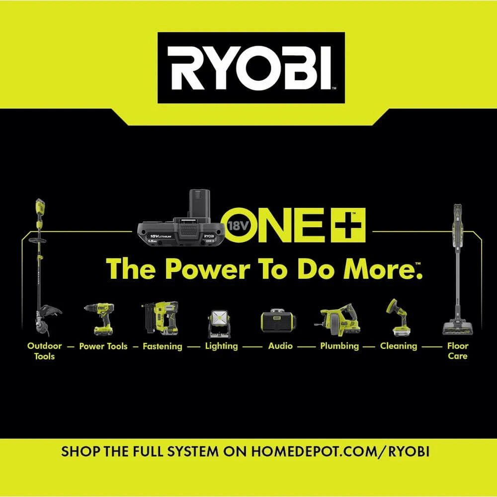 RYOBI ONE+ 18V Cordless Full Size Glue Gun (Tool-Only) with 3 General Purpose Glue Sticks - Image 12
