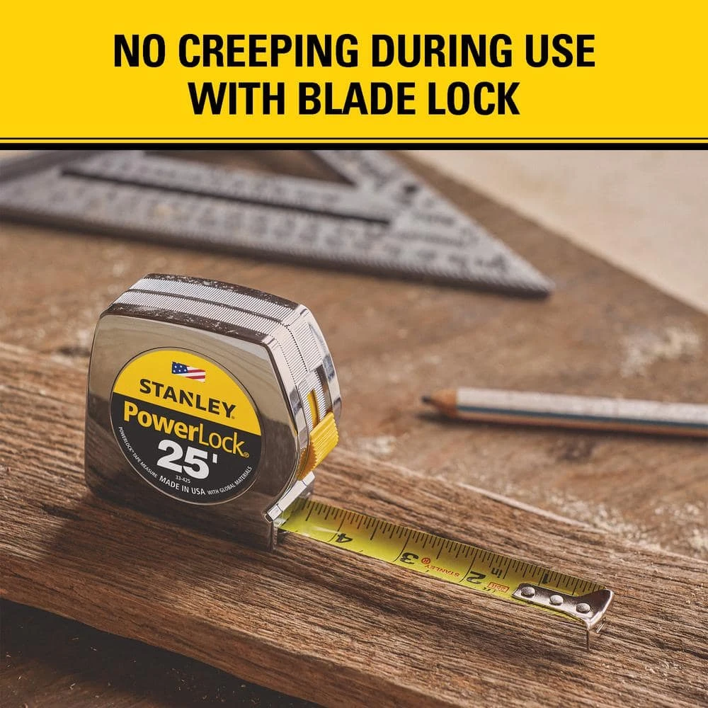 Stanley 25 ft. PowerLock Tape Measure - Image 3