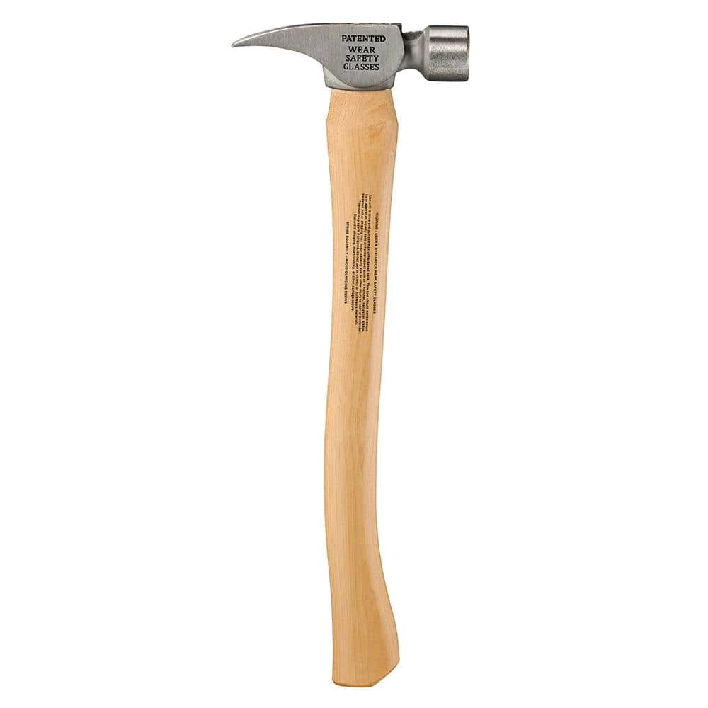Stiletto 14 Oz. Titanium Smooth Face Hammer with 18 in. Curved Hickory Handle - Image 3