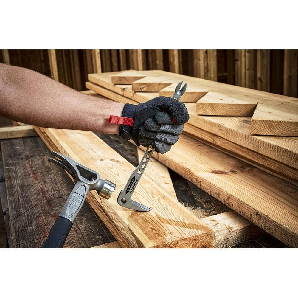 Stiletto 12 in. Titanium Clawbar Nail Puller with Dimpler - Image 5