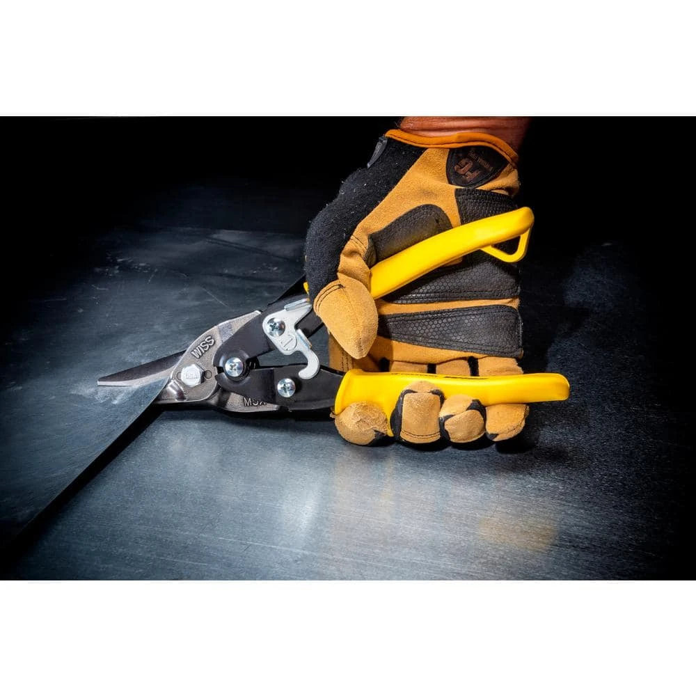 Wiss 9-3/4 in. Compound Action Straight Cut Aviation Snips - Image 6